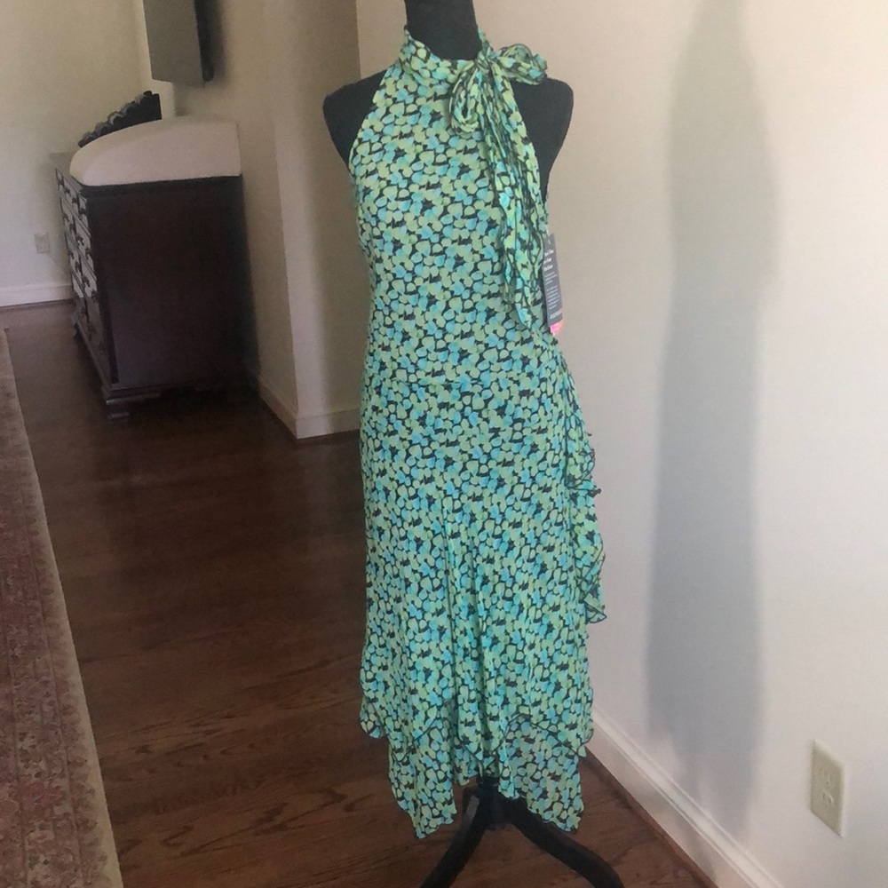 Sangria brand silk dress, size 6.